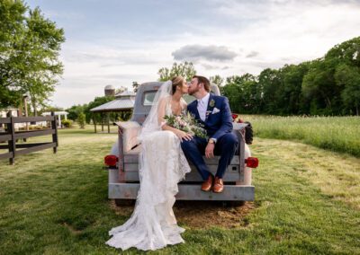 Barn Wedding Vintage Truck Photo Shoot